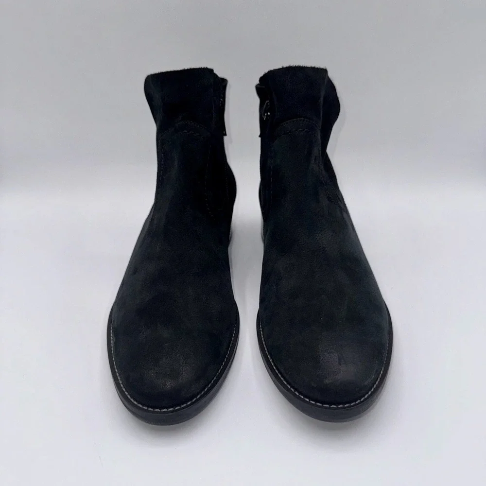 Paul Green Boston Boots‎ Womens Size 7.5 UK 5 Black Leather